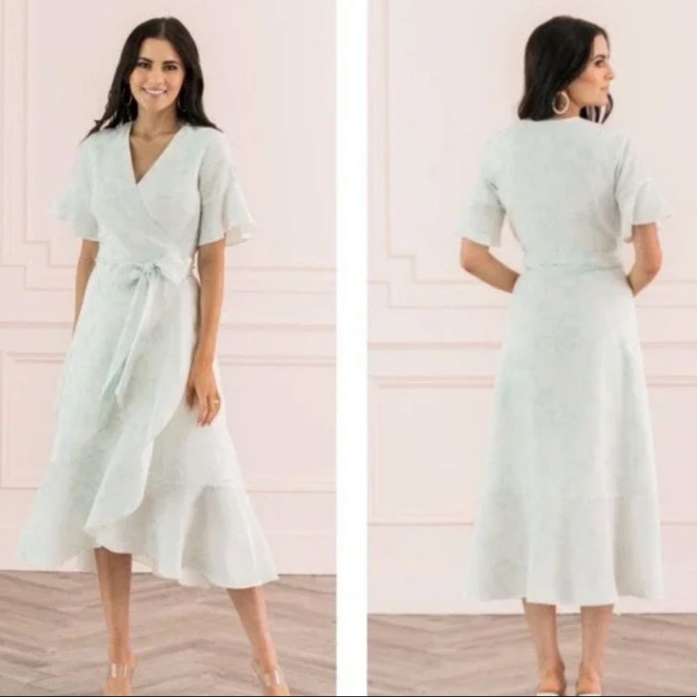 Rachel Parcell Wrap Midi Dress